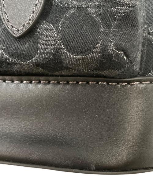 COACH（コーチ）COACH (コーチ) スプリント バックパック・シグネチャー デニム ブラックの古着・服飾アイテム