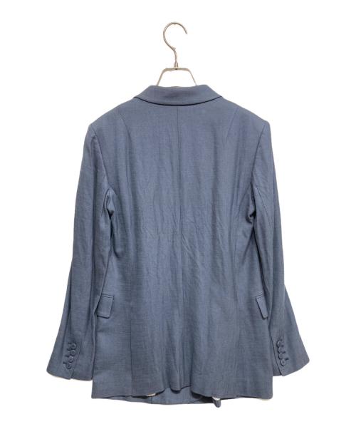 BEIGE（ベイジ）BEIGE (ベイジ) ダブルジャケット ブルー サイズ:4の古着・服飾アイテム