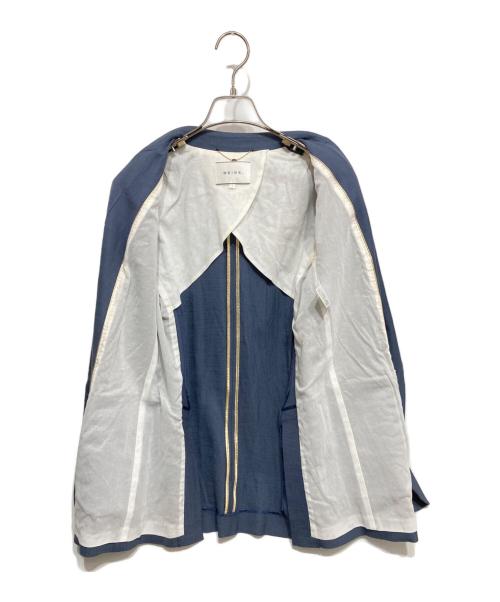 BEIGE（ベイジ）BEIGE (ベイジ) ダブルジャケット ブルー サイズ:4の古着・服飾アイテム