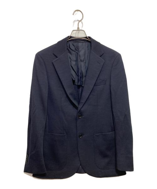 UNITED ARROWS（ユナイテッドアローズ）UNITED ARROWS (ユナイテッドアローズ) ジャージ シングル 2ボタン テーラードジャケット COMFORT EASY―MODEL ネイビー サイズ:46の古着・服飾アイテム