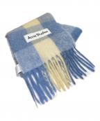 Acne studiosアクネ ストゥディオス）の古着「モヘアチェック 大判ストール」｜ブルー