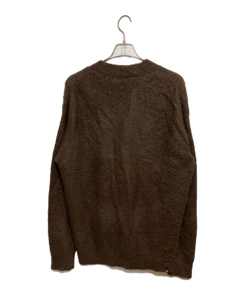 Denham（デンハム）Denham (デンハム) モヘアシルク混ウールカーディガン ブラウン サイズ:Lの古着・服飾アイテム