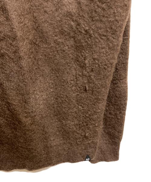 Denham（デンハム）Denham (デンハム) モヘアシルク混ウールカーディガン ブラウン サイズ:Lの古着・服飾アイテム