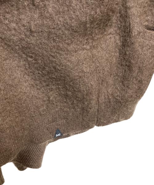 Denham（デンハム）Denham (デンハム) モヘアシルク混ウールカーディガン ブラウン サイズ:Lの古着・服飾アイテム