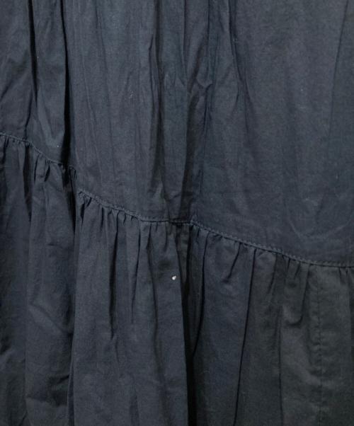 CASA FLINE（カーサフライン）CASA FLINE (カーサフライン) ギャザーロングスカート ネイビー サイズ:Fの古着・服飾アイテム