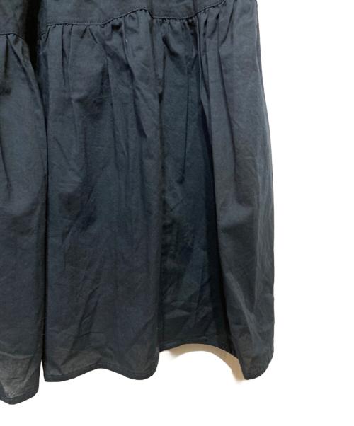 CASA FLINE（カーサフライン）CASA FLINE (カーサフライン) ギャザーロングスカート ネイビー サイズ:Fの古着・服飾アイテム