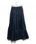 CASA FLINE (カーサフライン) ギャザーロングスカート ネイビー サイズ:F：6000円
