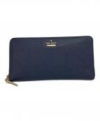 Kate Spadeケイトスペード）の古着「長財布」｜ネイビー