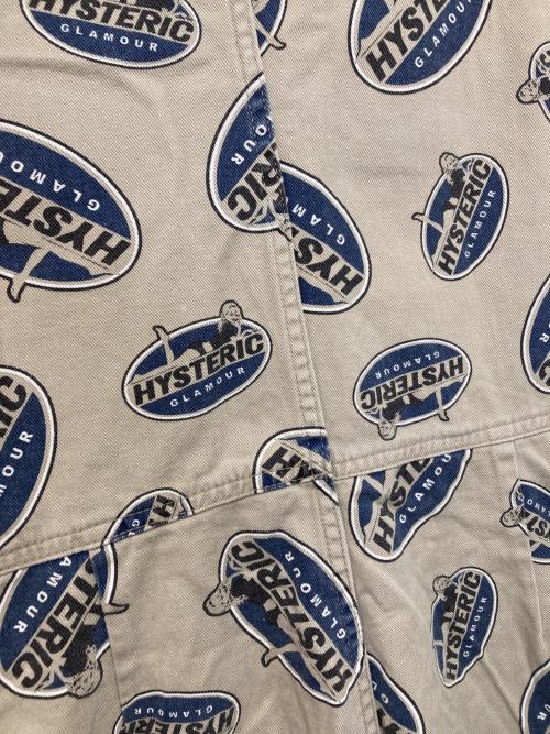 Hysteric Glamour（ヒステリックグラマー）Hysteric Glamour (ヒステリックグラマー) OVAL WOMAN柄 オールインワン グレー系 サイズ:FREEの古着・服飾アイテム