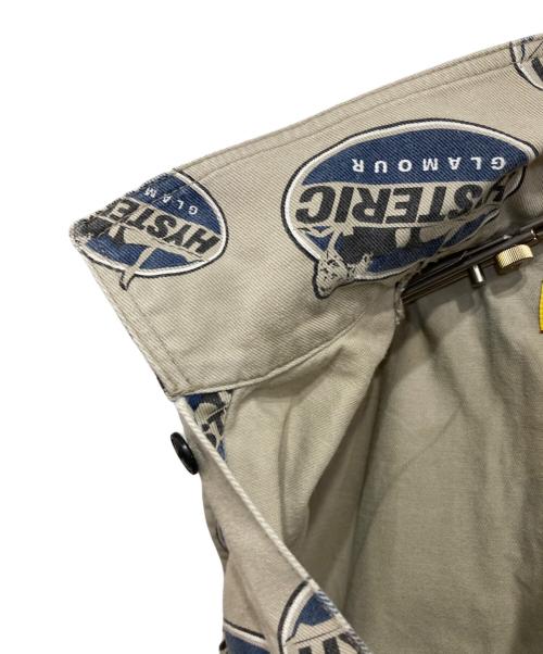 Hysteric Glamour（ヒステリックグラマー）Hysteric Glamour (ヒステリックグラマー) OVAL WOMAN柄 オールインワン グレー系 サイズ:FREEの古着・服飾アイテム