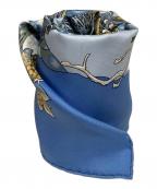 HERMESエルメス）の古着「カレ90 LES QUATRE SAISONS」｜スカイブルー