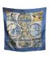 HERMES (エルメス) カレ90 LES QUATRE SAISONS スカイブルー：15000円