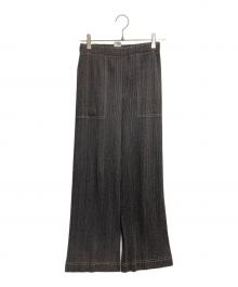 PLEATS PLEASE（プリーツプリーズ）の古着「COTTON DENIM」｜グレー