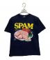 GILDAN（ギルダン）の古着「プリントTシャツ　90‘ｓ　SPAM」｜ネイビー