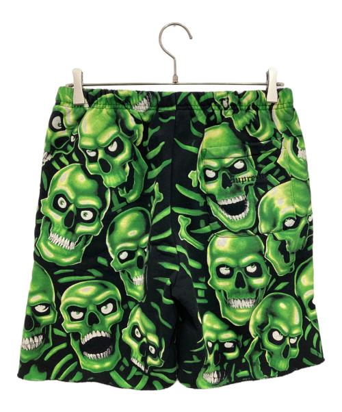 SUPREME（シュプリーム）Supreme (シュプリーム) Skull Pile Sweatshort グリーン×ブラック サイズ:Smallの古着・服飾アイテム