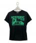 Hysteric Glamour（ヒステリックグラマー）の古着「コラボプリントTシャツ」｜ブラック