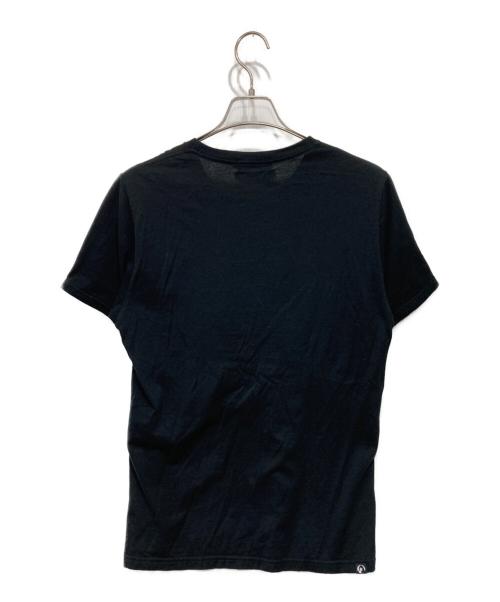 Hysteric Glamour（ヒステリックグラマー）Hysteric Glamour (ヒステリックグラマー) Mastermind JAPAN (マスターマインド ジャパン) コラボプリントTシャツ ピンク×ブラック サイズ:Mの古着・服飾アイテム