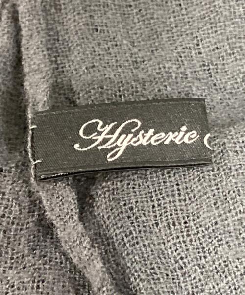 Hysteric Glamour（ヒステリックグラマー）Hysteric Glamour (ヒステリックグラマー) スカル柄ストール ブラック×グレーの古着・服飾アイテム