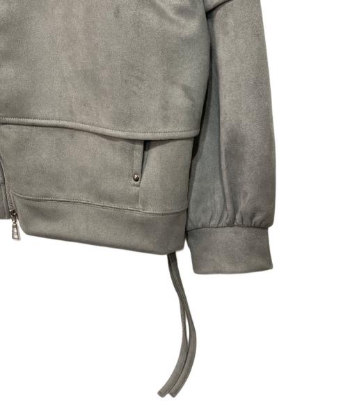 HARE（ハレ）HARE (ハレ) MILKYスウェードフラシパーカー グレー サイズ:Ｓの古着・服飾アイテム