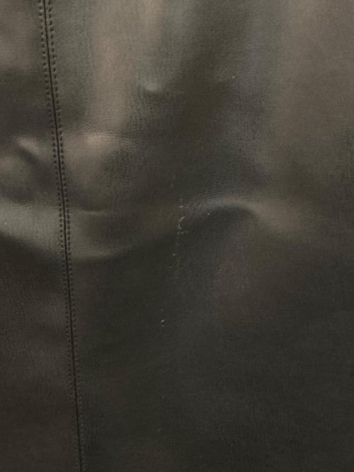 U by SPICK&SPAN（ユー バイ スピック＆スパン）U by Spick&Span (ユー バイ スピック＆スパン) フェイクレザーミニワンピース ブラック サイズ:FREEの古着・服飾アイテム