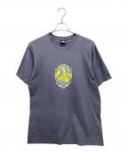 stussyステューシー）の古着「プリントTシャツ」｜グレー