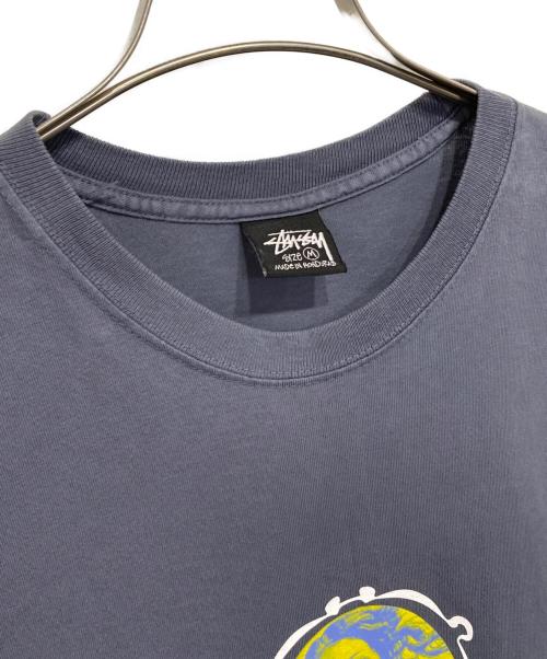 stussy（ステューシー）stussy (ステューシー) プリントTシャツ グレー サイズ:Mの古着・服飾アイテム