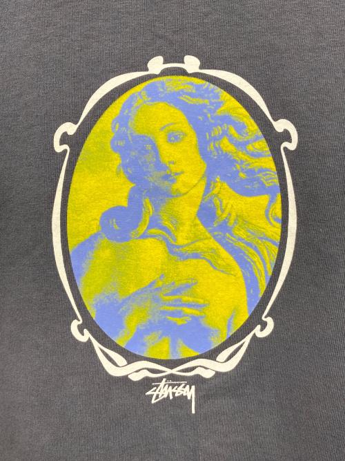 stussy（ステューシー）stussy (ステューシー) プリントTシャツ グレー サイズ:Mの古着・服飾アイテム
