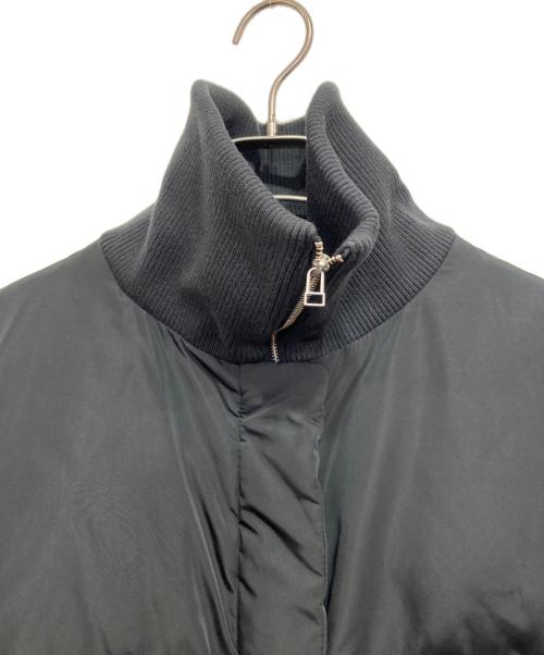 apart by lowrys（アパートバイローリーズ）apart by lowrys (アパートバイローリーズ) ハイネックリブナカワタロングコート ブラック サイズ:Fの古着・服飾アイテム