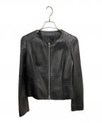 ANAYIアナイ）の古着「レザージャケット」｜ブラック