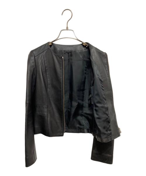 ANAYI（アナイ）ANAYI (アナイ) レザージャケット ブラック サイズ:36の古着・服飾アイテム