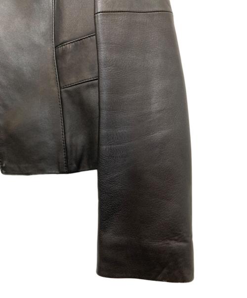 ANAYI（アナイ）ANAYI (アナイ) レザージャケット ブラック サイズ:36の古着・服飾アイテム