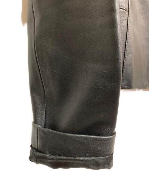 ANAYI（アナイ）ANAYI (アナイ) レザージャケット ブラック サイズ:36の古着・服飾アイテム