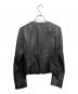 ANAYI (アナイ) レザージャケット ブラック サイズ:36：5000円