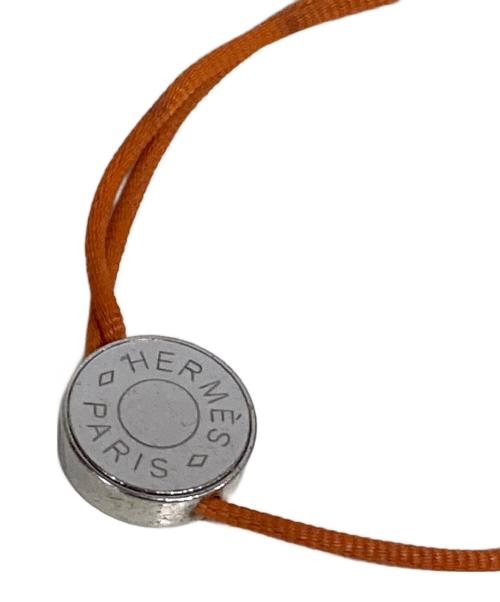 HERMES（エルメス）HERMES (エルメス) コードブレスレット オレンジの古着・服飾アイテム