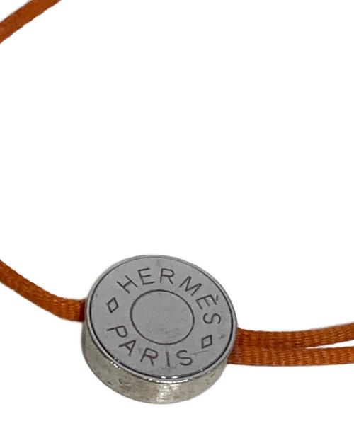 HERMES（エルメス）HERMES (エルメス) コードブレスレット オレンジの古着・服飾アイテム