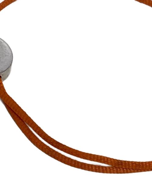 HERMES（エルメス）HERMES (エルメス) コードブレスレット オレンジの古着・服飾アイテム