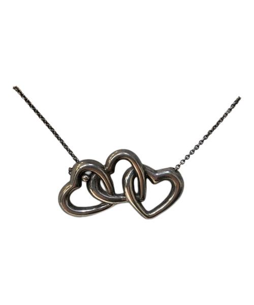 TIFFANY & Co.（ティファニー）Tiffany & Co. (ティファニー) トリプルハートネックレス シルバーの古着・服飾アイテム