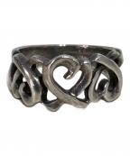 TIFFANY & Co.ティファニー）の古着「パロマピカソトリプルラビングハートリング」｜シルバー