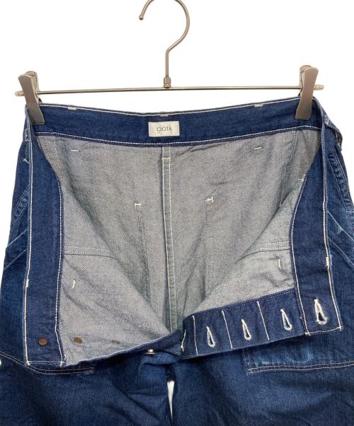 CIOTA（シオタ）CIOTA (シオタ) インディゴ スビンコットン 11.5oz デニム ベイカーパンツ インディゴ サイズ:6の古着・服飾アイテム