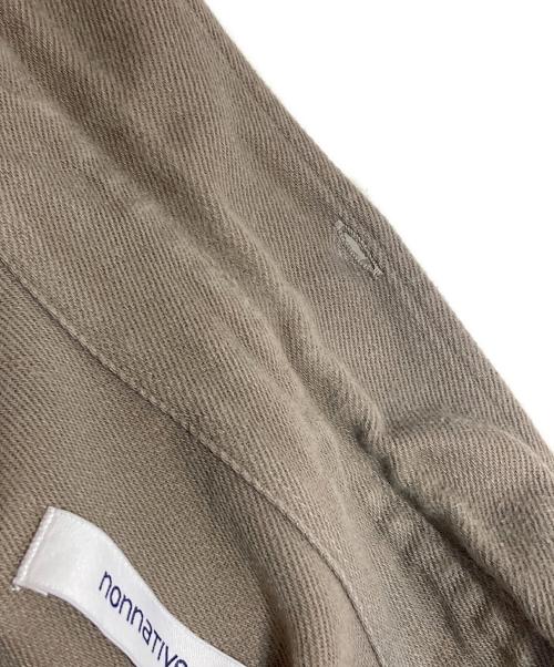 nonnative（ノンネイティブ）nonnative (ノンネイティブ) DWELLER B.D. SHIRT SWEET TWIST COTTON TWILL ブラウン サイズ:1の古着・服飾アイテム