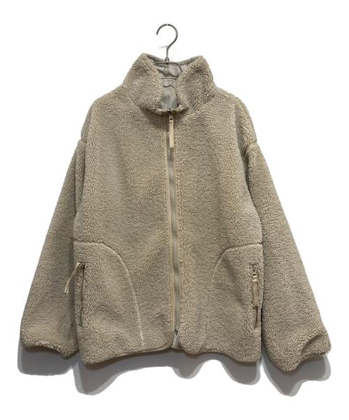 URBAN RESEARCH DOORS（アーバンリサーチドアーズ）URBAN RESEARCH DOORS (アーバンリサーチドアーズ) ボアジップリバーシブルジャケット ベージュ サイズ:Mの古着・服飾アイテム