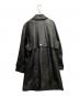 courreges (クレージュ) レザートレンチコート ブラック サイズ:38：8000円