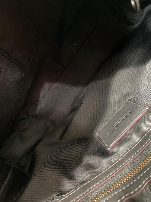 COACH（コーチ）COACH (コーチ) Rivington bike bag/リビングトン バイク バッグ ブラックの古着・服飾アイテム