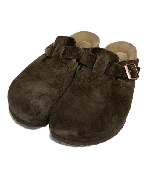 BIRKENSTOCK（ビルケンシュトック）BIRKENSTOCK (ビルケンシュトック) Boston Chunky/ボストン チャンキー ブラウン サイズ:28の古着・服飾アイテム