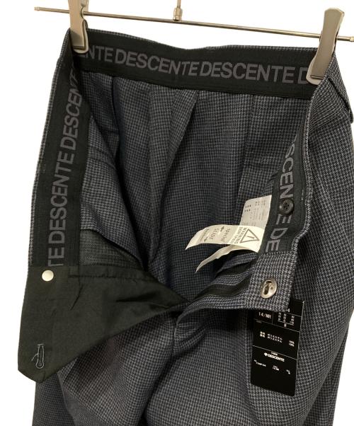 DESCENTE（デサント）DESCENTE (デサント) ハウンドトゥース 千鳥格子柄 ストレッチセットアップ ネイビー サイズ:14の古着・服飾アイテム