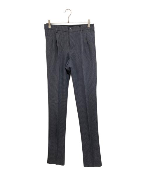 DESCENTE（デサント）DESCENTE (デサント) ハウンドトゥース 千鳥格子柄 ストレッチセットアップ ネイビー サイズ:14の古着・服飾アイテム