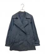 theoryセオリー）の古着「ナイロンブレンドスプリングコート」｜ネイビー