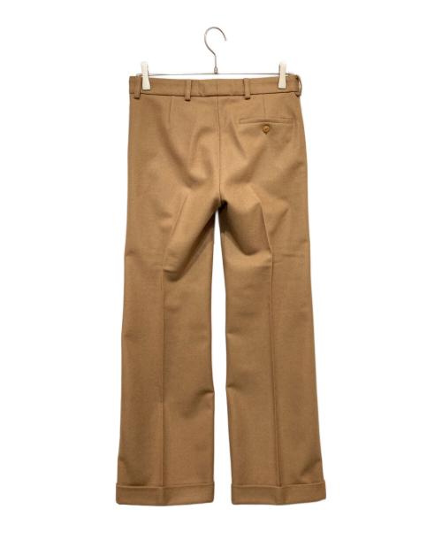 Chloe（クロエ）Chloe (クロエ) ウールワイドパンツ キャメル サイズ:36の古着・服飾アイテム
