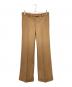 Chloe（クロエ）の古着「ウールワイドパンツ」｜キャメル