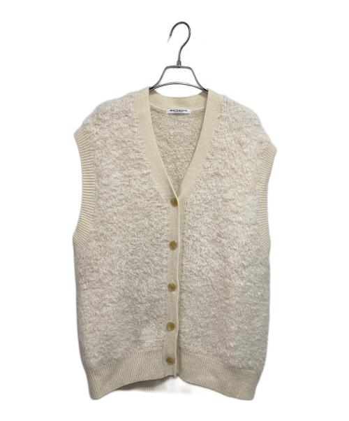 BEAUTY&YOUTH（ビューティーアンドユース）BEAUTY&YOUTH (ビューティーアンドユース) アルパカブレンド シャギーベスト ホワイト サイズ:表記なしの古着・服飾アイテム